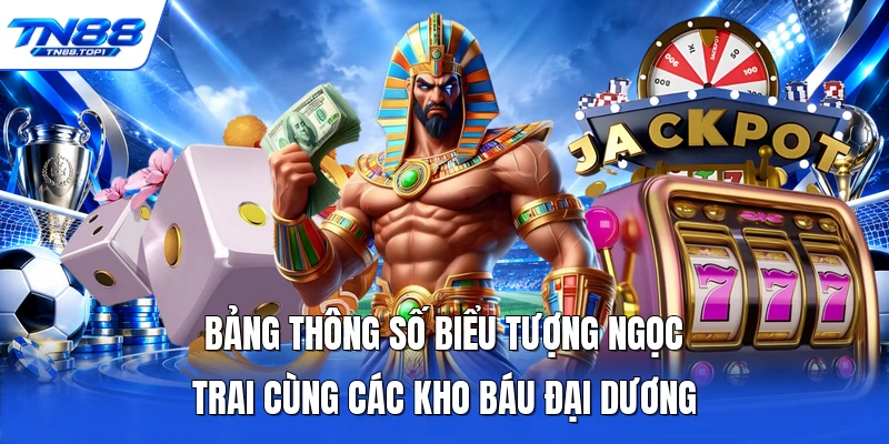Bảng thông số biểu tượng ngọc trai cùng các kho báu đại dương