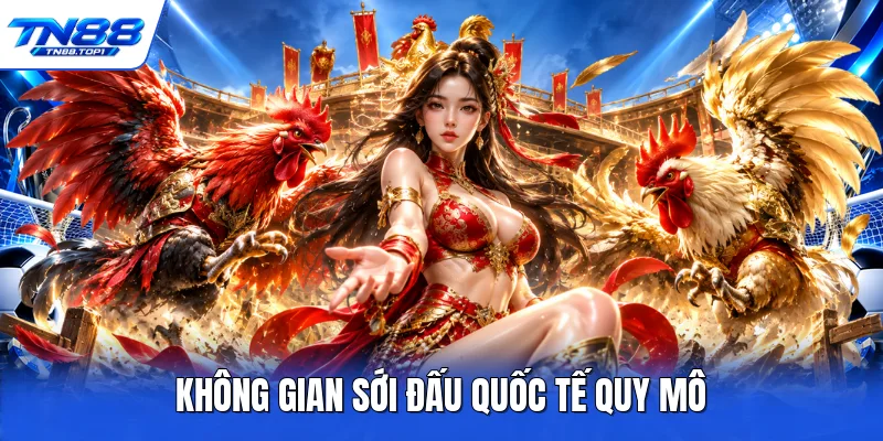 Không gian sới đấu quốc tế quy mô Không gian sới đấu quốc tế quy mô