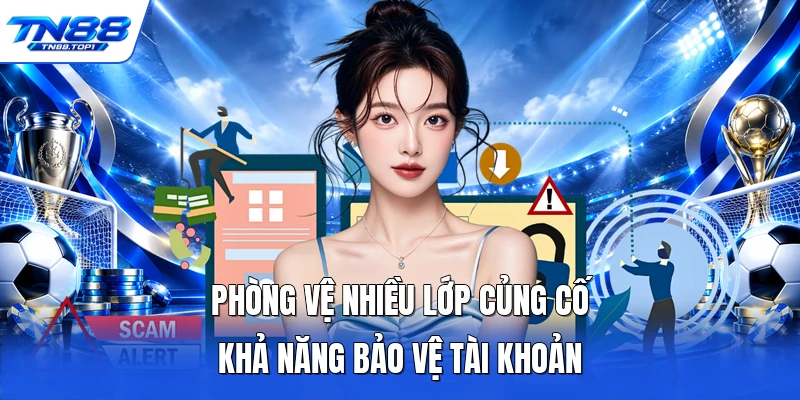 Phòng vệ nhiều lớp củng cố khả năng bảo vệ tài khoản Phòng vệ nhiều lớp củng cố khả năng bảo vệ tài khoản