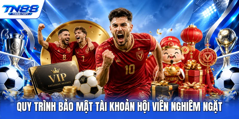 Quy trình bảo mật tài khoản hội viên nghiêm ngặt