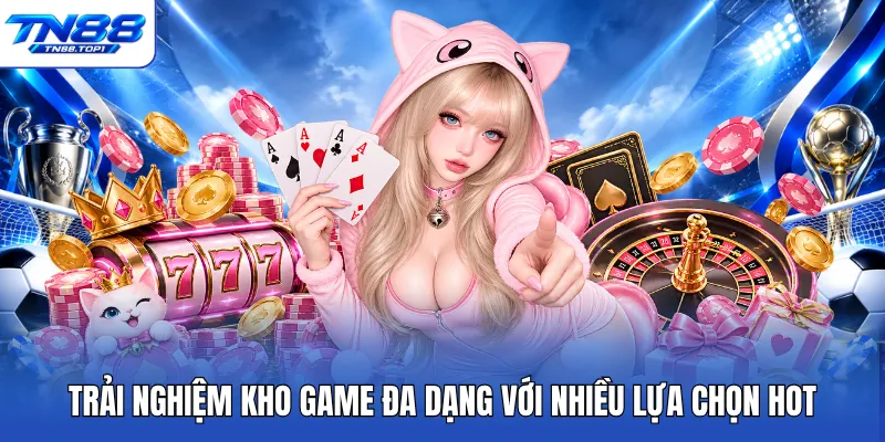 Trải nghiệm kho game đa dạng với nhiều lựa chọn hot
